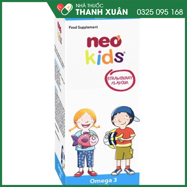 Neo Kids bổ sung DHA, EPA, Vitamin E, D3, A